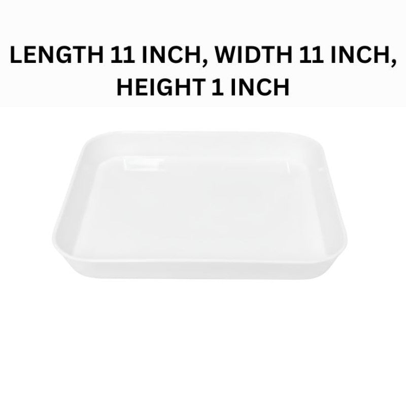Melamine White Vista XLarge Serving Tray