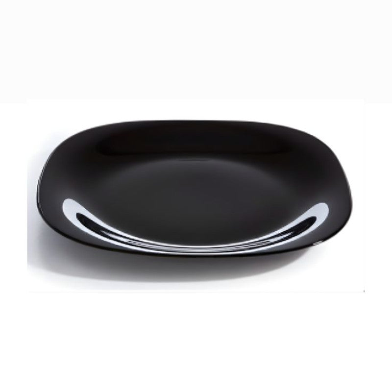 Melamine 11 Inch Black Serving Plate