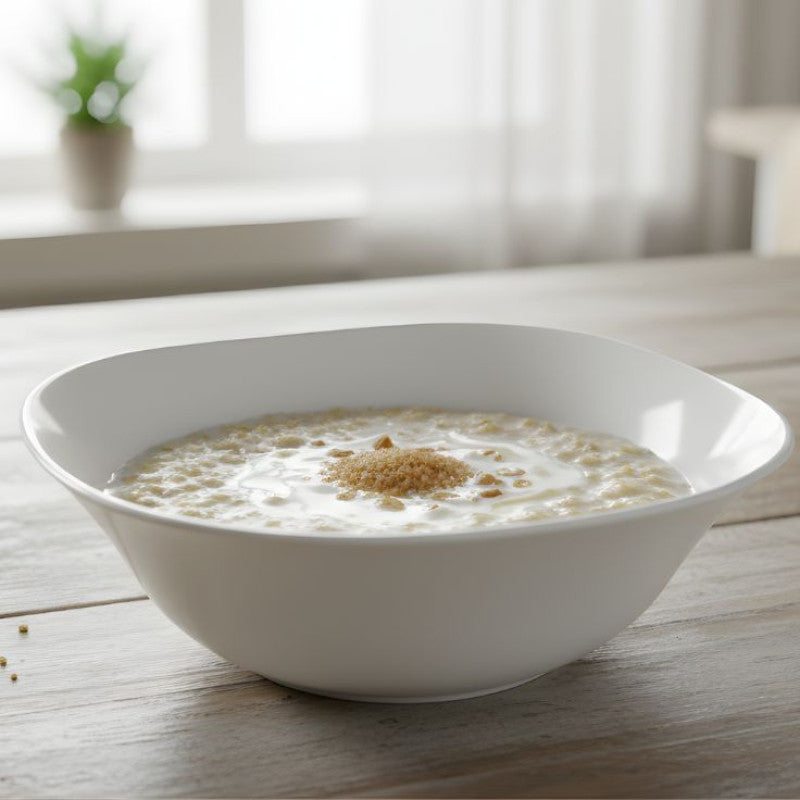 Melamine 9 Inch White Serving Bowl