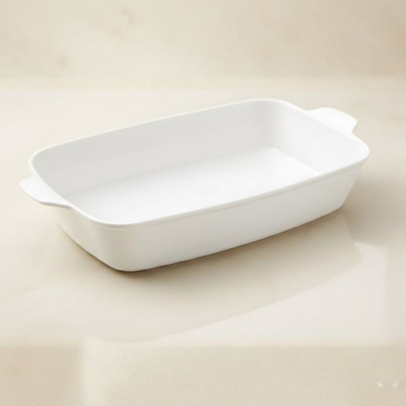 Melamine White Rectangle Serving Bowl