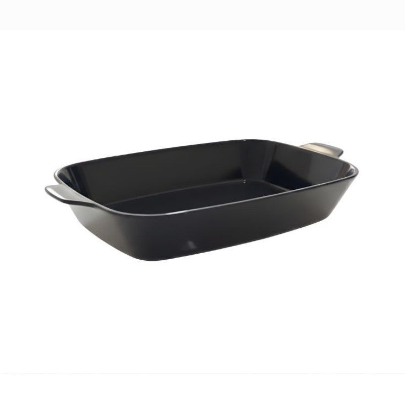 Melamine Black Rectangle Serving Bowl