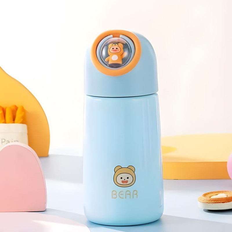 Cute Animal Glass Thermos Bottle 350ML Cosplay Water Bottle