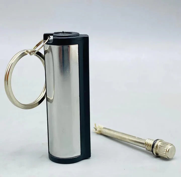 Fire Starter Flint Match Lighter Survival Camping Keychain