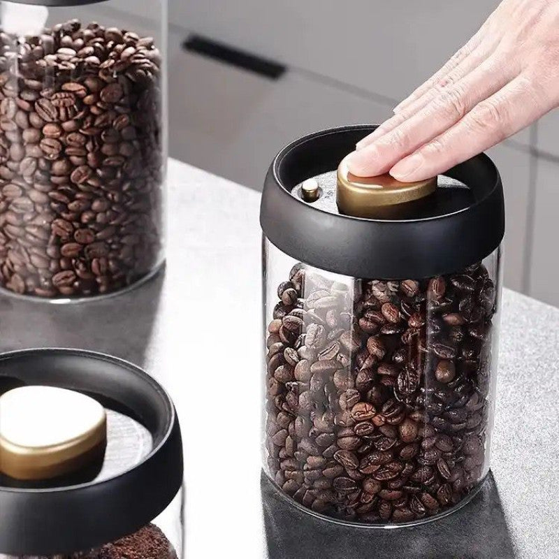 3PCS Glass Jar Set Kitchen Storage Containers