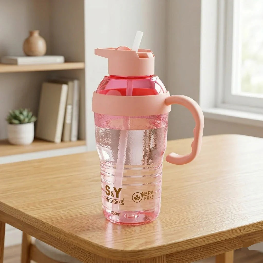 Plastic Sipper Water Bottle 1300ML Large Capacity Bottle