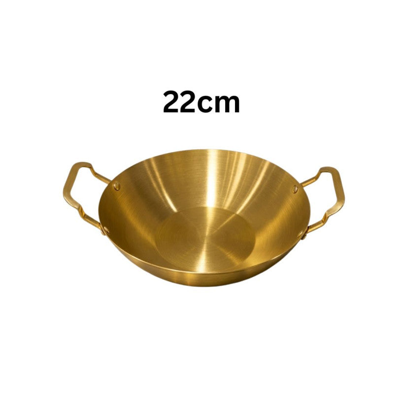 Golden Cooking Stainless Steel Pot Premium Kitchen Cookware
