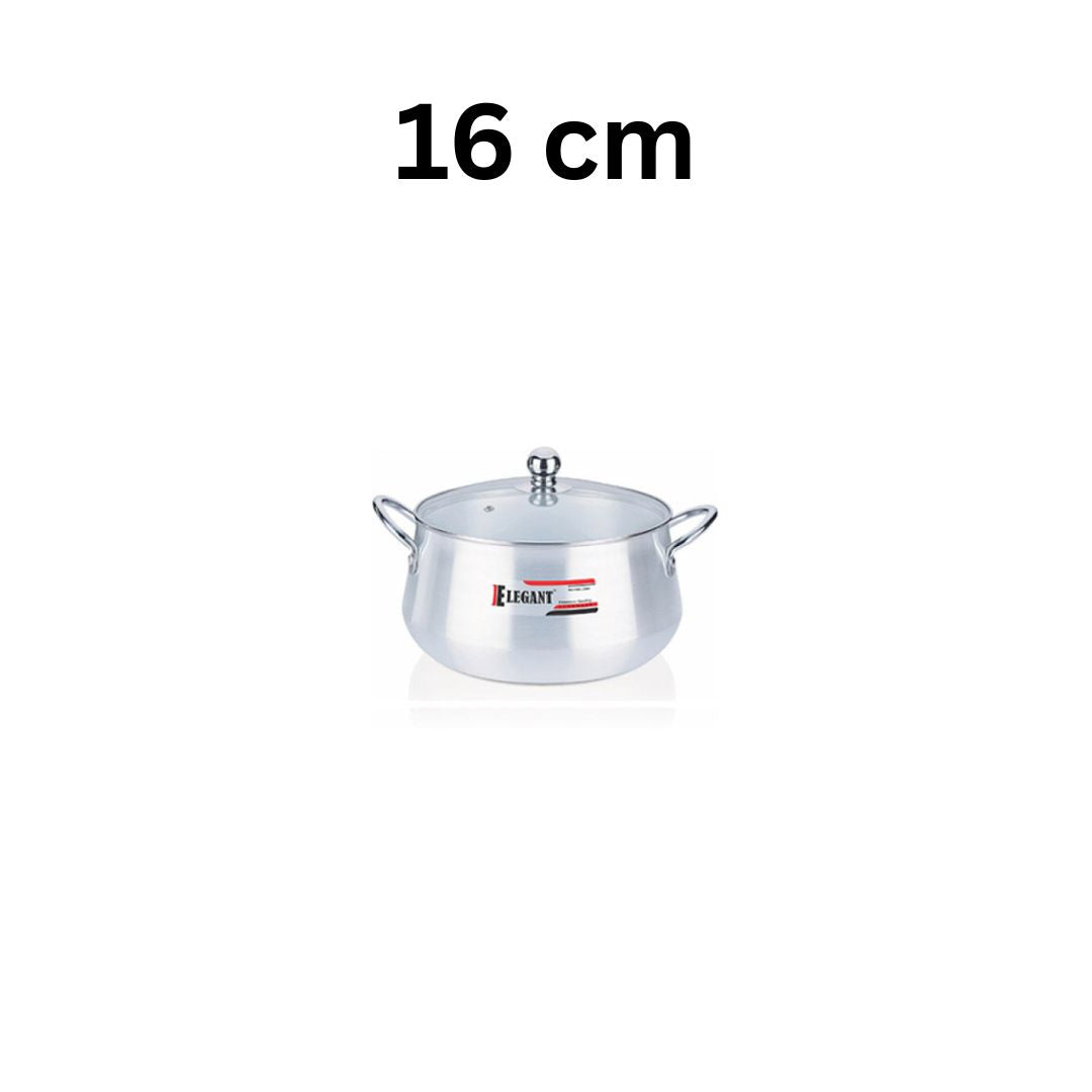 Elegant Belly Pot Glass Lid