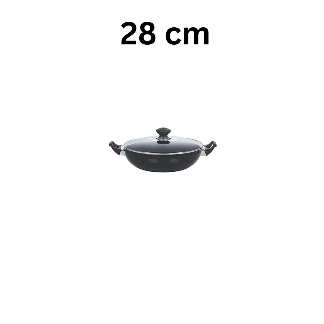 Kitchen King Imperial Classic Wok/Karahi with Glass Lid