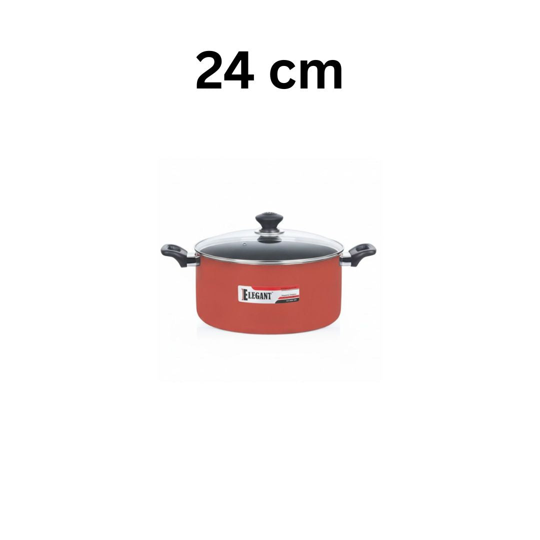 Elegant Servo Non Stick Casserole Pot With Lid