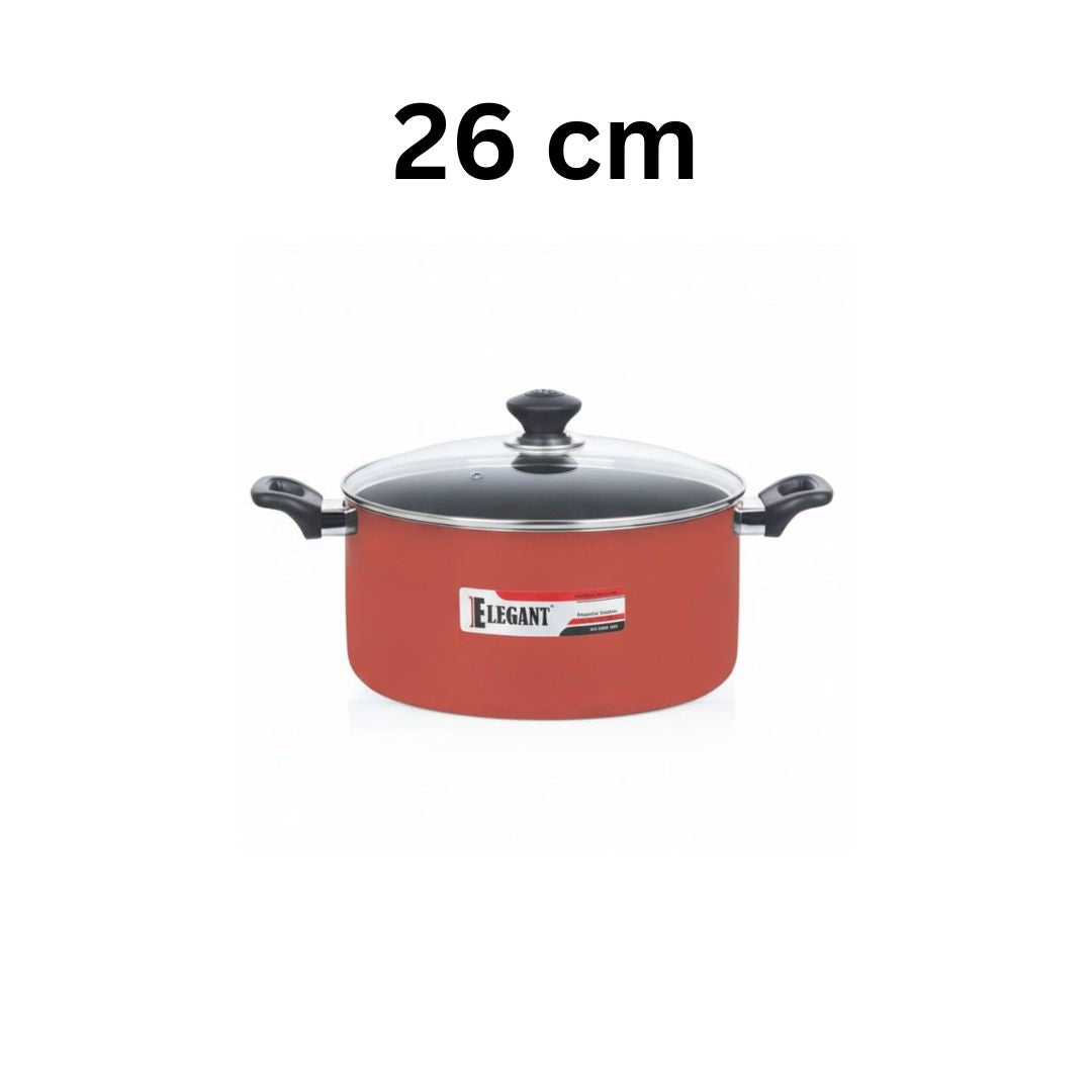 Elegant Servo Non Stick Casserole Pot With Lid