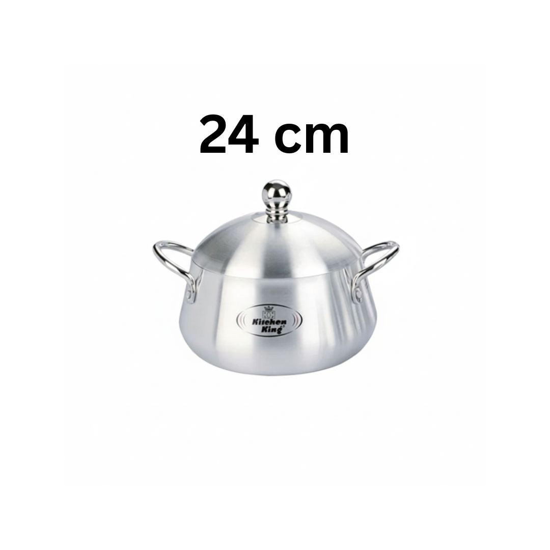 Kitchen King Julia Belly Pot Metal Finish Cooking Pot