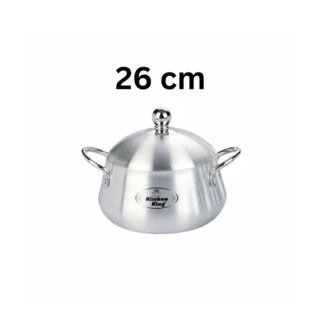 Kitchen King Julia Belly Pot Metal Finish Cooking Pot