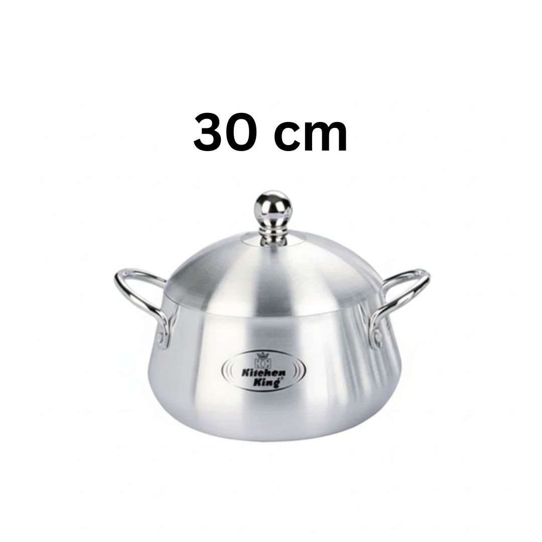 Kitchen King Julia Belly Pot Metal Finish Cooking Pot