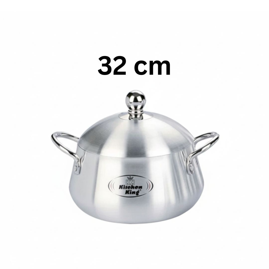 Kitchen King Julia Belly Pot Metal Finish Cooking Pot