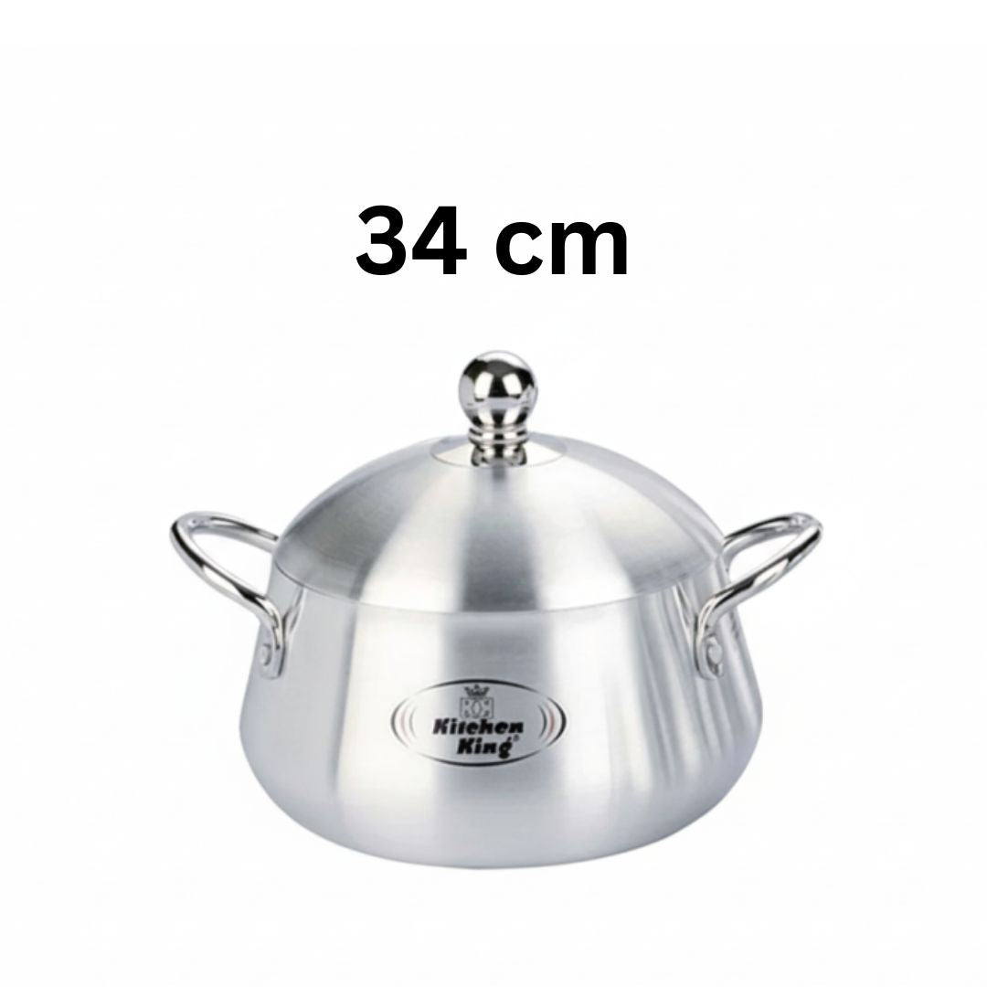 Kitchen King Julia Belly Pot Metal Finish Cooking Pot