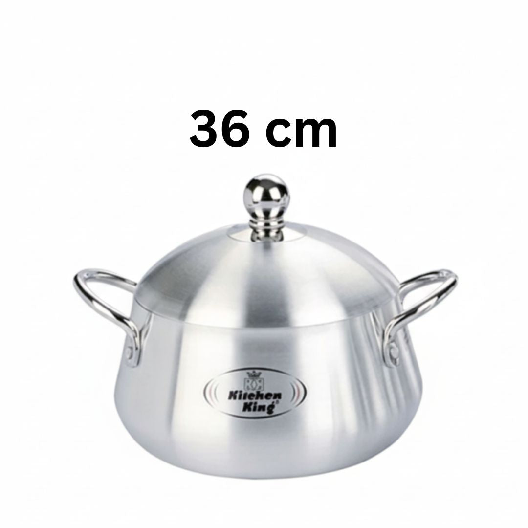Kitchen King Julia Belly Pot Metal Finish Cooking Pot