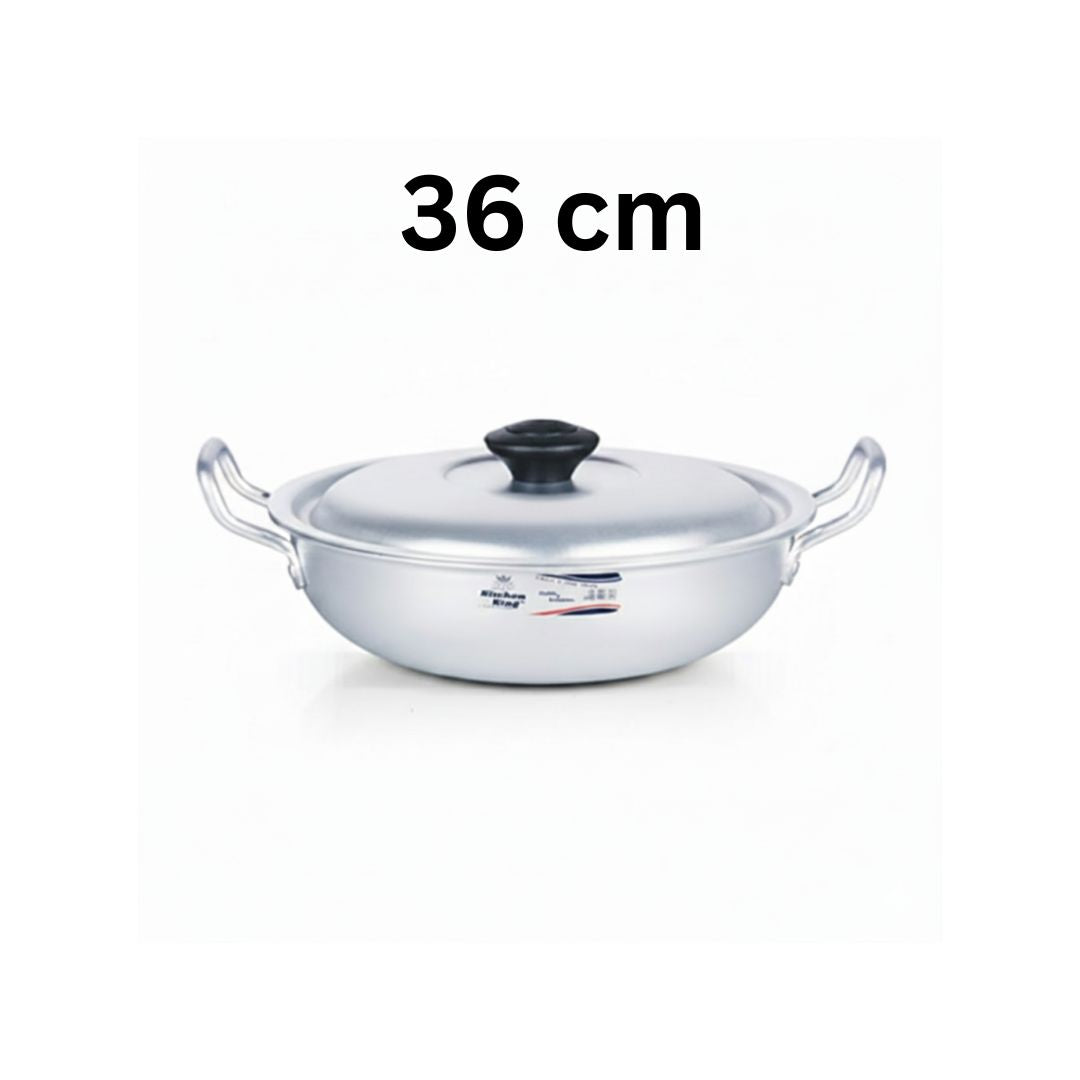 Kitchen King Super Wok Durable Aluminium