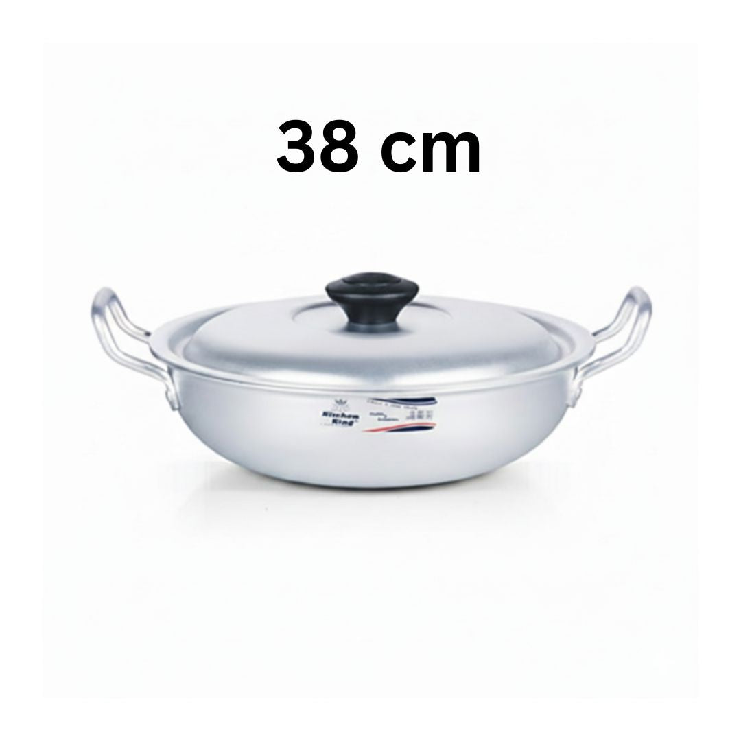 Kitchen King Super Wok Durable Aluminium
