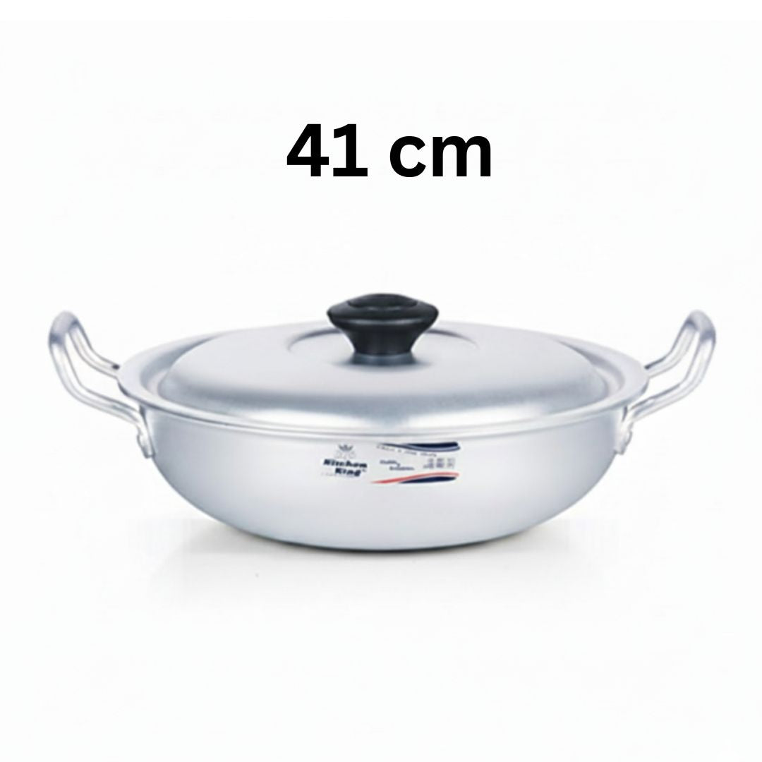 Kitchen King Super Wok Durable Aluminium