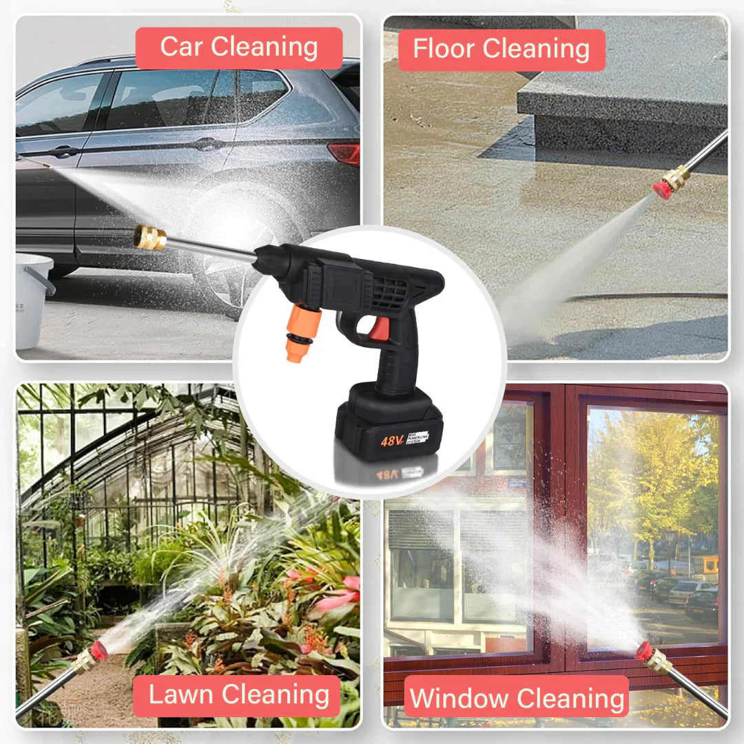 Wireless High Pressure Washer Gun Without  Box