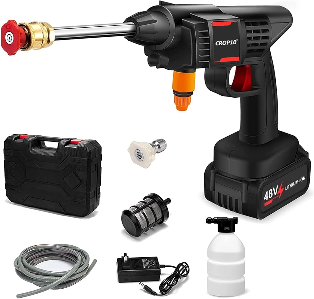 Wireless High Pressure Washer Gun Without  Box