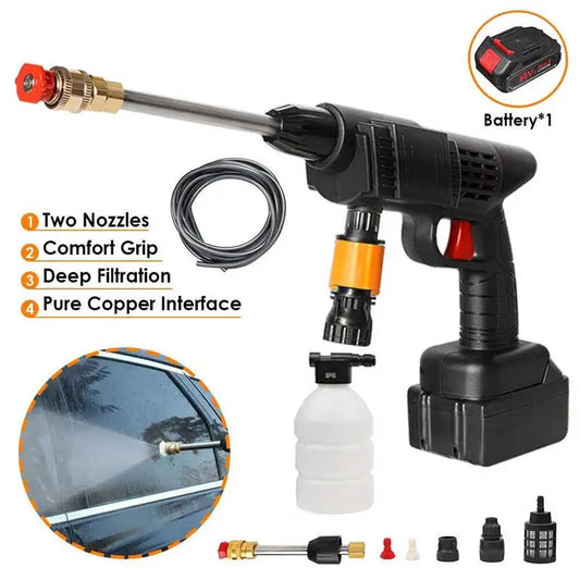 Wireless High Pressure Washer Gun Without  Box