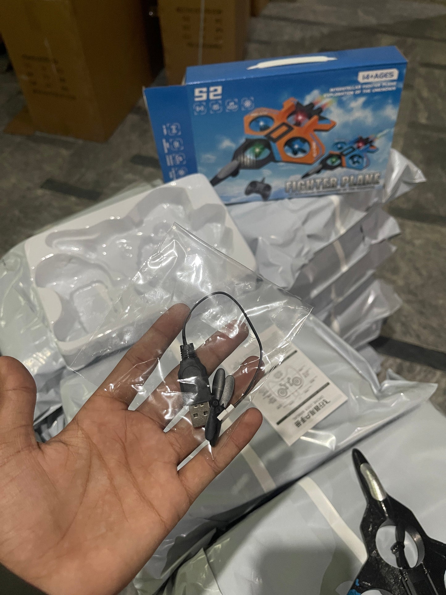 Remote Control Flying Fighter Plane Toy