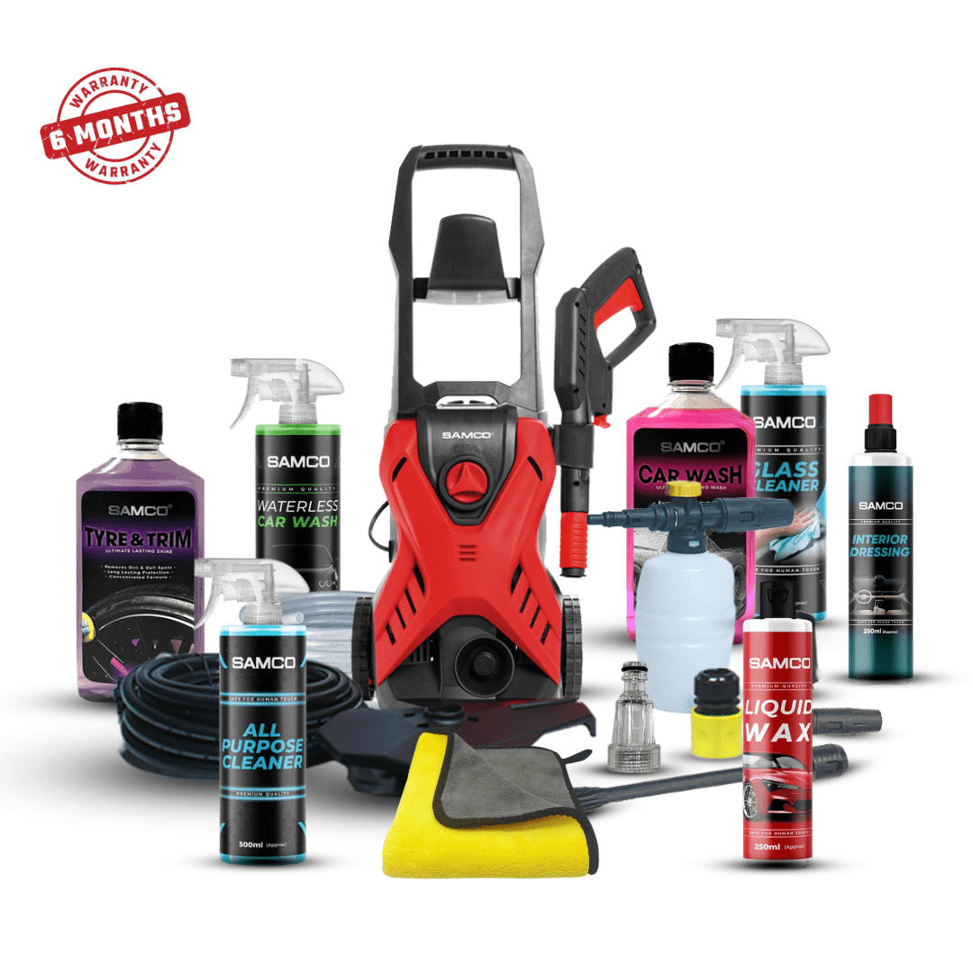 High Pressure Washer 1600 Watts (130 Bar) with 8 in 1 Kit