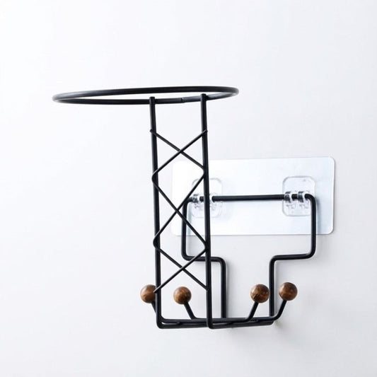 Wall Mounted Hat Holder Hook Rack
