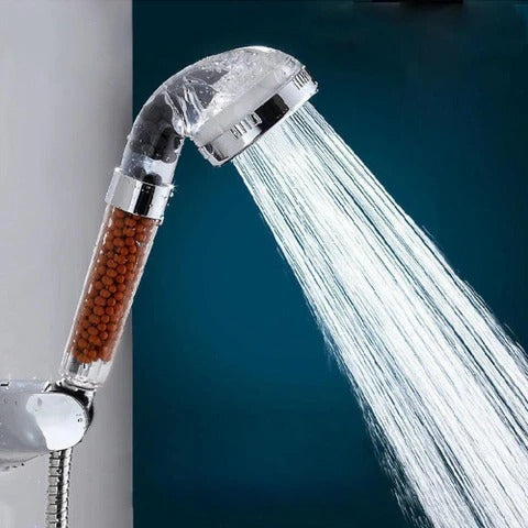 Mineral Beads Shower Head Handheld High Pressure Negative Ion Filter