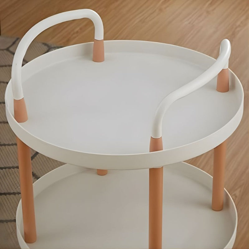 Luxury 3 Layer Round Trolley Premium Quality