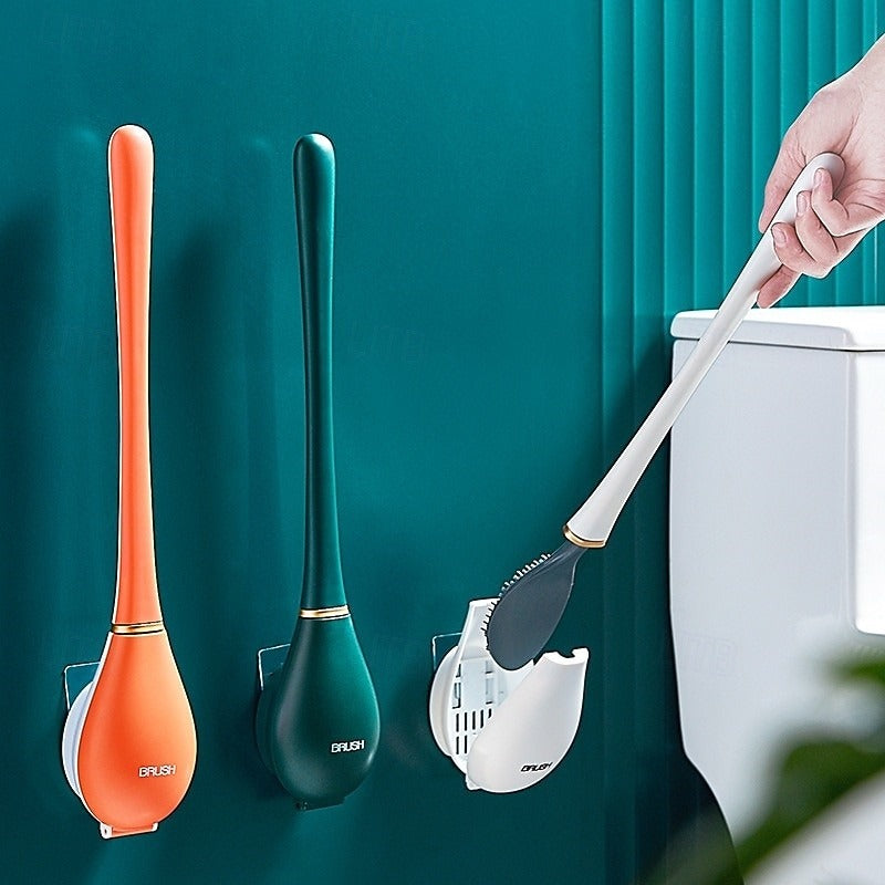 Wall Hanging Toilet Cleaning Brush Flexible