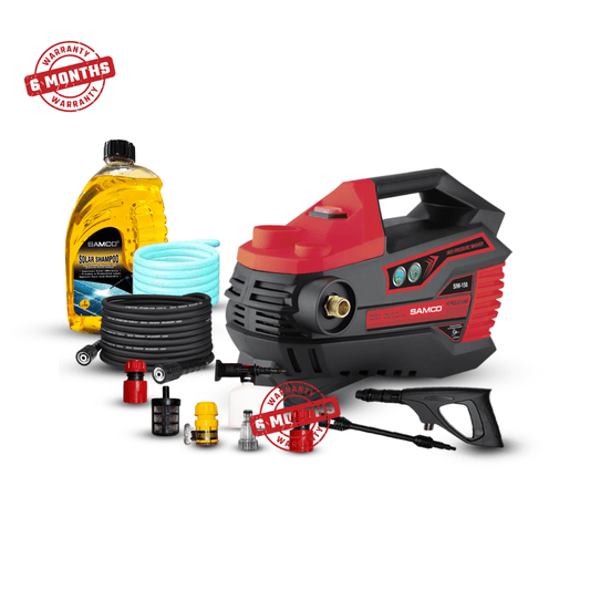 Induction Motor Pressure Washer 1800 Watts (150 Bar) with Samco Solar Cleaning Shampoo