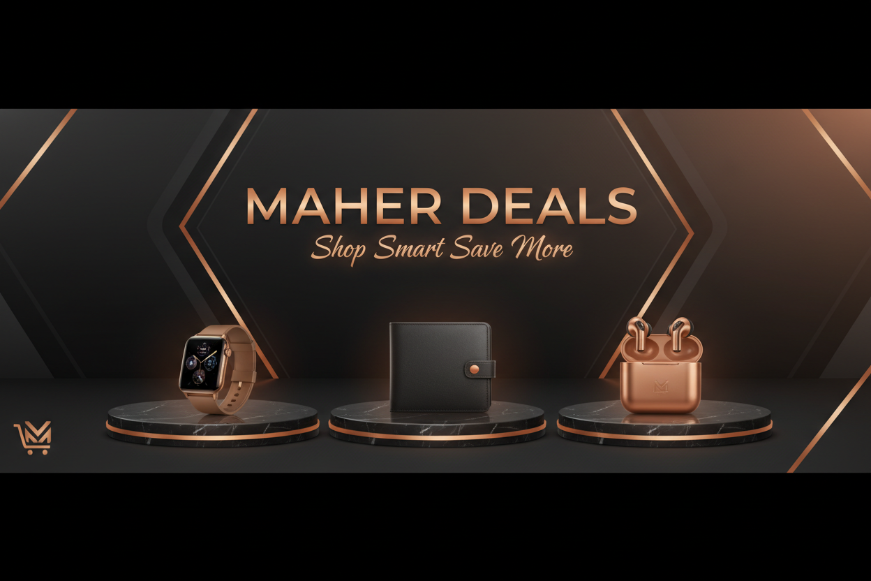 Maher Deals Banner - Charcoal Copper