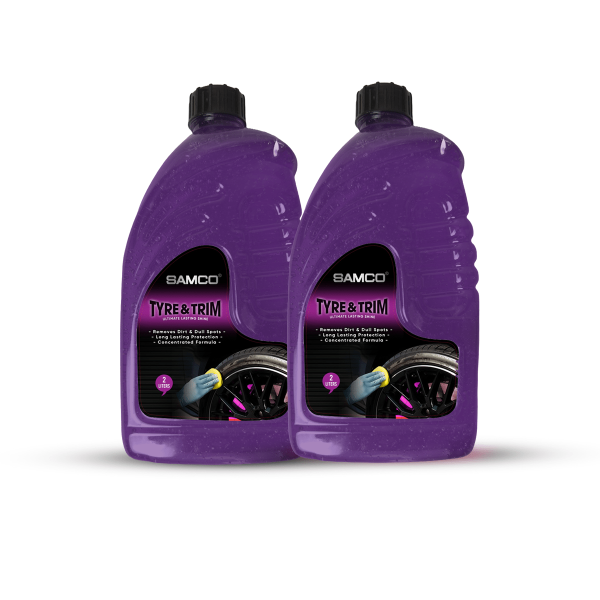 Pack of 2 Samco Tyre & Trim Gel - 2 Litres