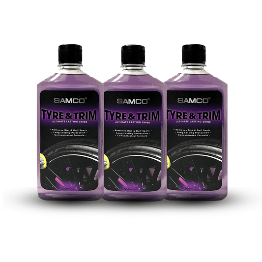 Pack of 3 Samco Tyre & Trim Gel - 500ml