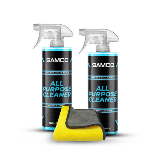 Pack of 2 Samco All Purpose Cleaner - 500ml with Microfibre Towel