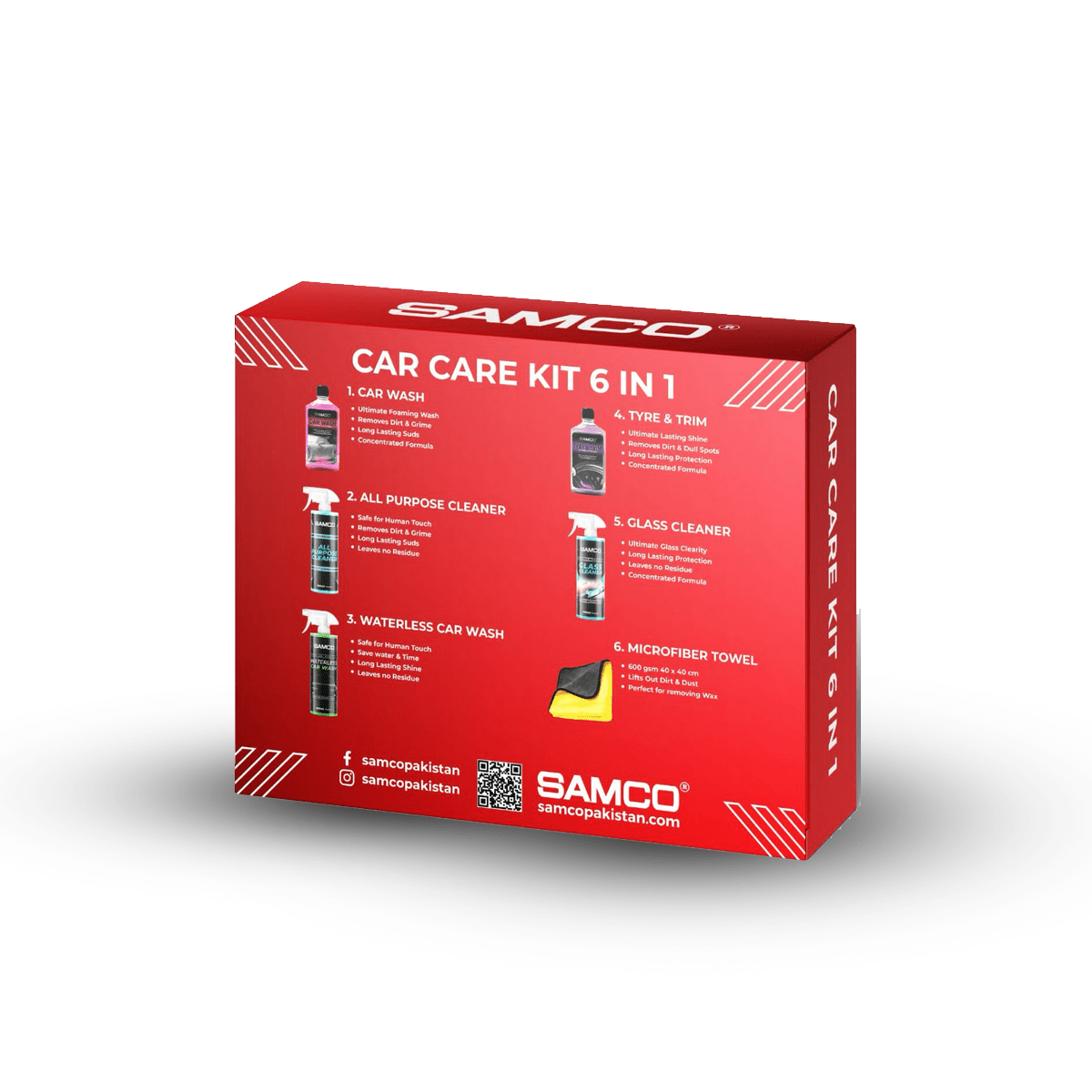 Samco Car Care Kit 6 in 1